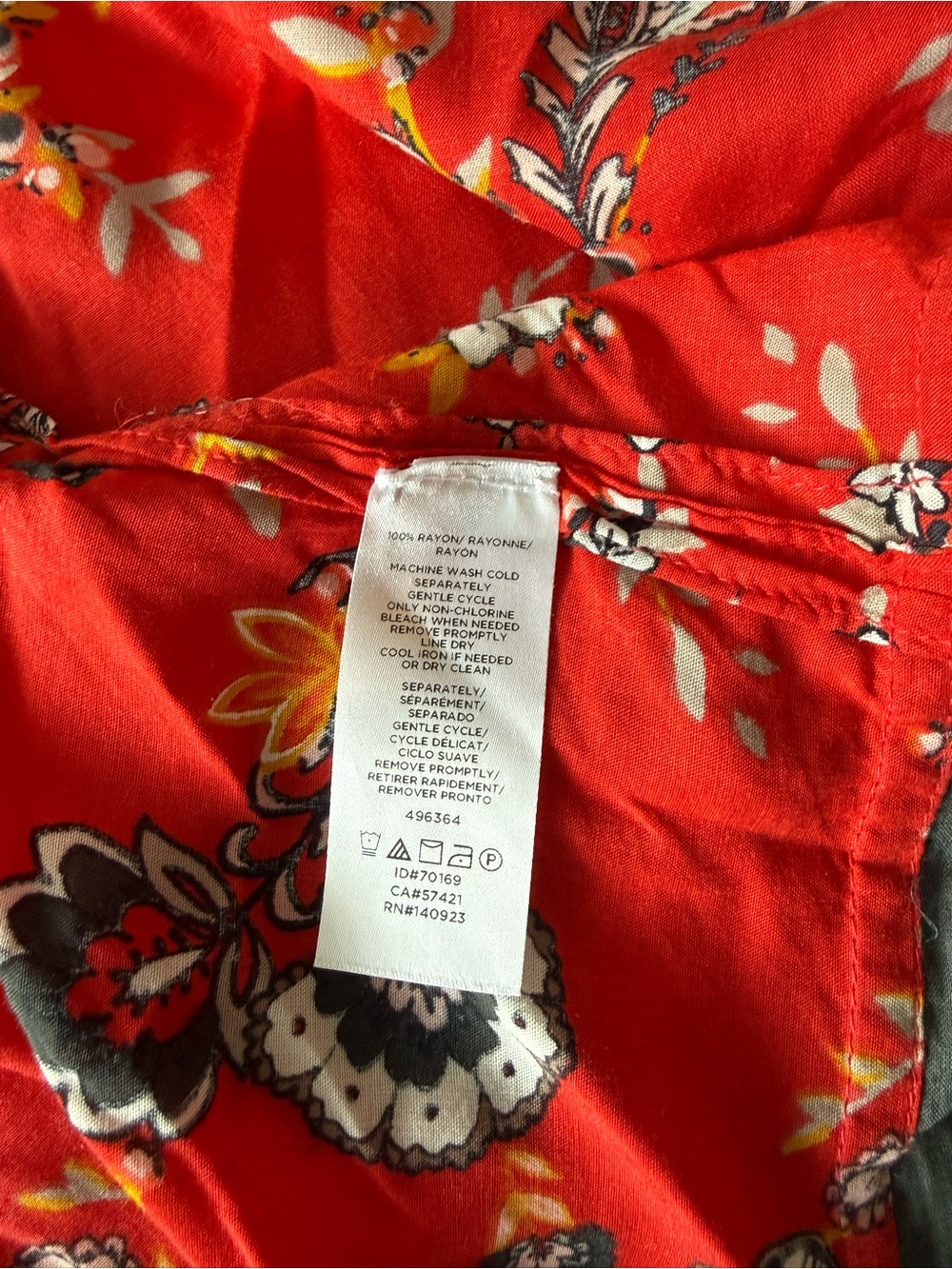 LOFT FLORAL KIMONO M/L - Picture 4 of 4